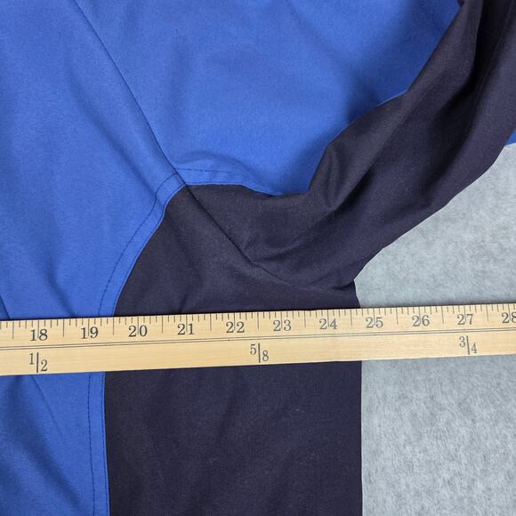 Lands' End Workwear 1/4 Zip Windbreaker Size Large Pearl Insurance Logo on back - Picture 13 of 15